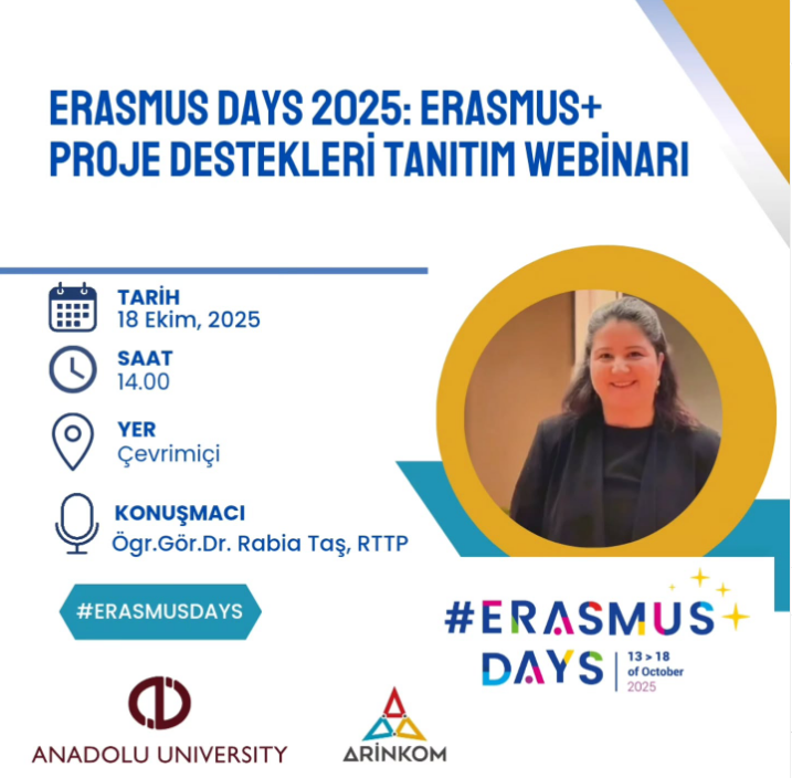 Erasmus Days 2025 Kapsamında Erasmus+ Proje Destekleri Tanıtıldı!